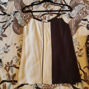 Vince silk double layer camisole